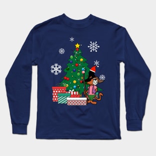 Punkin Puss Around The Christmas Tree Long Sleeve T-Shirt